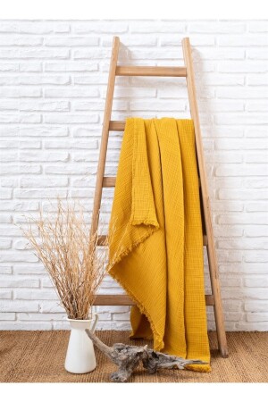 Cocoon Sofa Shawl Curry - Barine