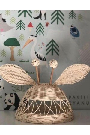 Çocuk-bebek Odası Rattan Zürafa Avize (duy Dahil ) 35 Cm Çap HK5985 - AFRALYAHOME