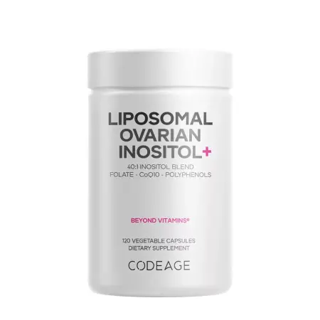 Codeage Liposomal Ovarian Inositol+ (120 Veg Capsules) - Codeage