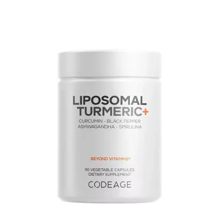 Codeage Liposomal Turmeric+ (90 Veg Capsules) - Codeage