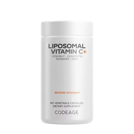 Codeage Liposomal Vitamin C+ Large (180 Veg Capsules) - Codeage