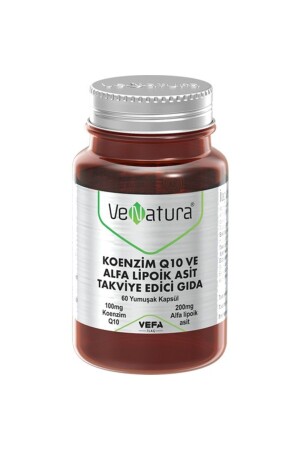 Coenzyme Q10 And Alpha Lipoic Acid Food Supplement 60 Capsules - Venatura