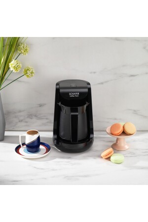 Coffee Point Turkish Coffee Machine - Black (4 Cup Capacity) - Schafer