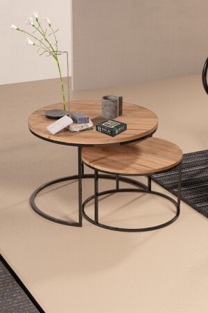 Coffee Table Double Lux Special Walnut RS001 - GOLDFALEZ