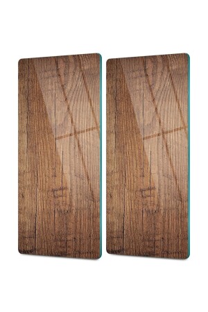 Coffee Tableware Presentation Table Set of 2 Old Wooden Pattern P9776S9900 - Decovetro