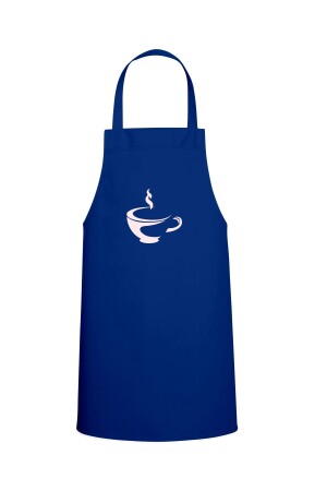 Coffee Temalı Özel Baskı Chef Mutfak Önlüğü Saks Mavisi TYC00597862628 - Tasarım Trend