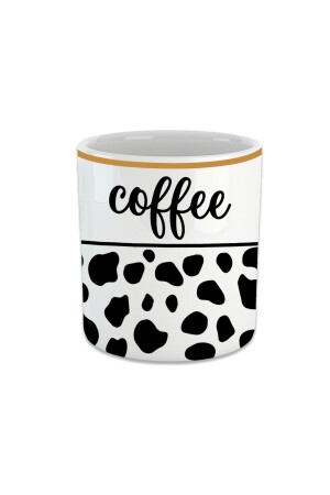 Coffee Written Espresso, Double Turkish Coffee Cup - Handleless Cup FIN182 - Vivas