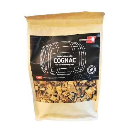 Cognac barrel shavings for smoking KamadoClub 900g - KamadoClub