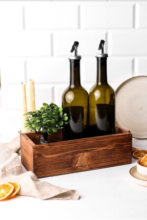 Çok Amaçlı Ahşap Kutu Mutfak Banyo Düzenleyici Organizer - LALEZEN HOME