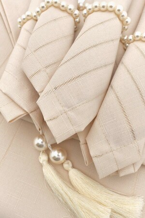 Colber Tablecloth Beige Food Presentation Set - Çeyiz Sokağı