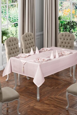 Colber Tablecloth Set for 12 People brs0055 - Çeyizci Sokağı