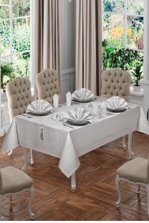 Colber Tablecloth Set for 12 People brs0055 - Çeyizci Sokağı