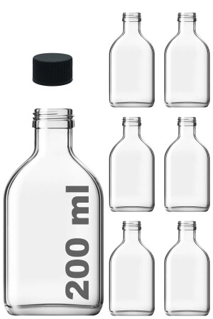 Cold Brew Flat Glass 200ml Bottle 6 Pieces PRA-5674448-4430 - ZAYRE