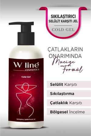 Cold Lipolysis Gel for Regional Anti-Cellulite and Stretch Marks 250 Ml - Wline