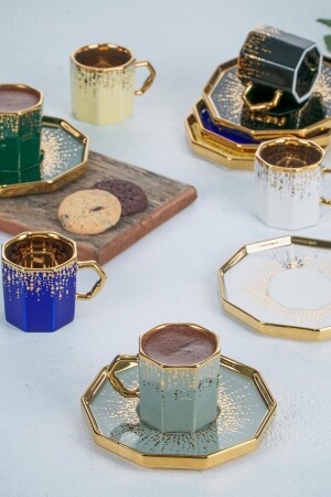Coleen Set mit 6 Porzellan-Kaffeetassen HXF-21-0114/12 - ACAR