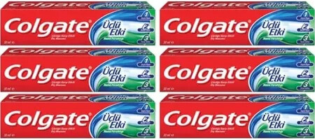 COLGATE TANDPASTE DREI WIRKSAME 50 ml X 6-PACK VORTEILSPACKUNG - Halal