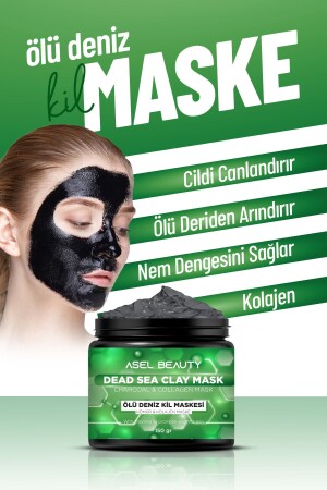 Collagen Ölüdeniz Clay Mask Anti-Acne and Blackhead 150 Gr - Aselbeauty