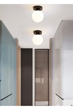 Collection Modern Single Globe Glass Ceiling Chandelier Black Price is for 1 piece burenzecollection17 - burenze