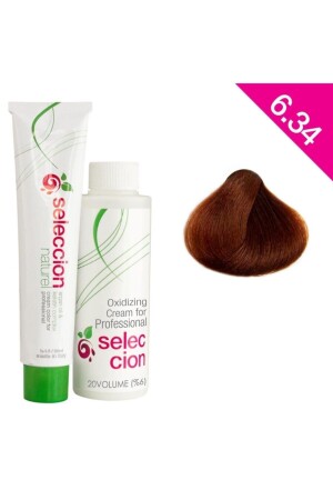 Color 60ml 6. 34 Dark Auburn Gold Copper 1736041 - Seleccion Naturel