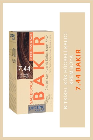 Color 7. 44 Copper - Ammonia-Free Herbal Permanent Hair Dye 8697581241636 - Prozinc