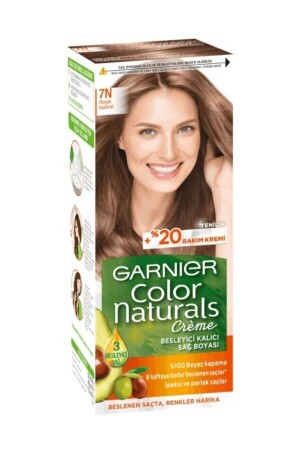 Color Naturals 7N natürliches kastanienbraunes Haarfärbemittel - Garnier