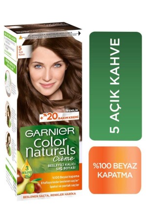 Color Naturals Saç Boyası 5 Açık Kahve - Garnier