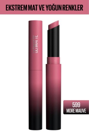 Color Sensational Ultimatte Matte Lipstick - 599 More Mauve (PINK) - Maybelline New York
