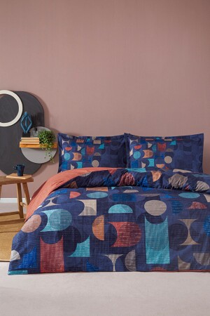 Colored Shape Single Elastic Fitted Bed Sheet Duvet Cover Set PR-EVTEKSTILI-60434801327 - Özdilek