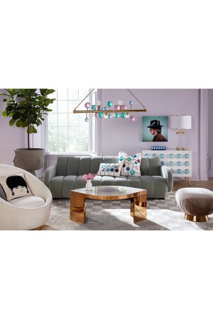 Colorful Bubble Linear Chandelier Vis-21 - VİSENTE HOME