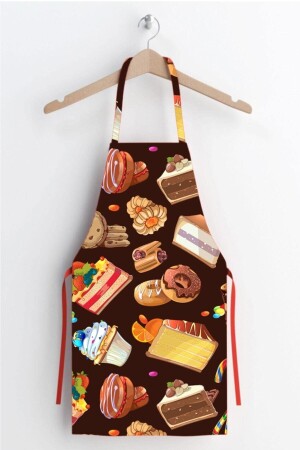 Colorful Cake Pattern Stain Resistant Fabric Kitchen Apron - Ayshome