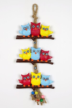 Colorful Owl Wall Ornament - Decorative Garden And Balcony Ornament - Incirop