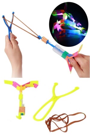 Colorful Slingshot with LED Light (3pcs) - Asl