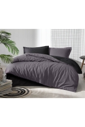 Colormix Bettbezug-Set Doppelbett Anthrazit-Schwarz EVTNVTÖZDL00466 - Özdilek