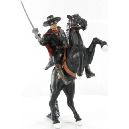Comansi-Figur – Zoro mit einem prächtigen Pferd - COMANSI
