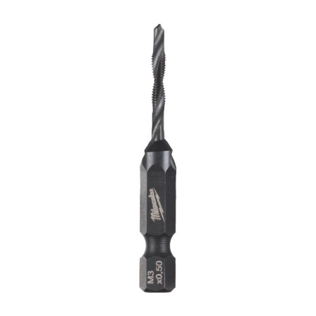 Combination drill-tap MILWAUKEE HSS-G M3 52mm 1/4