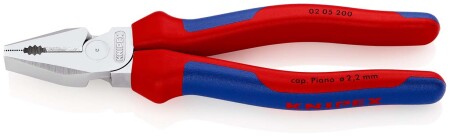 Combination pliers with high leverage KNIPEX 0205200 - Knipex