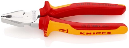 Combination pliers with high leverage KNIPEX 0206180SB - Knipex