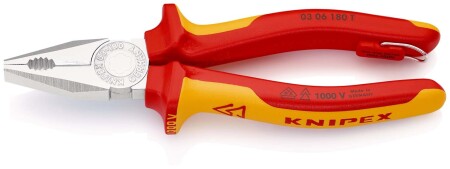 Combination pliers with mounting point KNIPEX 0306180T BK - Knipex