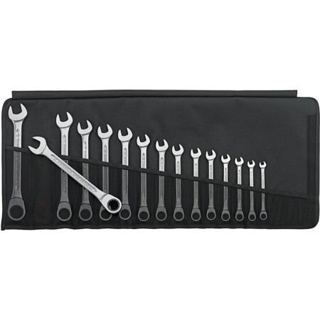 Combination ratchet wrench set STAHLWILLE 17F/15 - Stahlwille