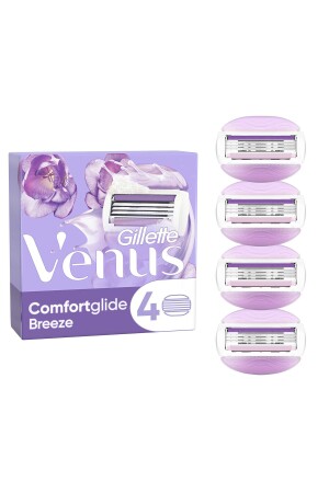 Comfort Glide Breeze 4 Spare Heads - Gillette Venus