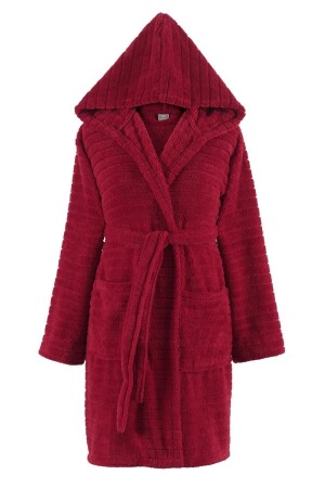 Comfy Hooded Wellsoft Plush Dressing Gown Robdeshambr Bathrobe - Zeynep Tekstil