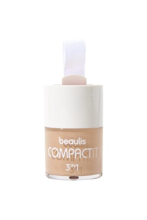 Compact It Foundation & Blush & Concealer 3in1 Highly Pigmented Single Package - Beaulis