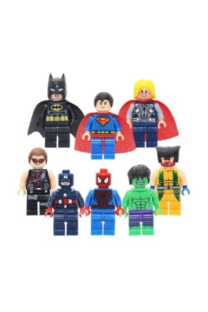 Compatible Marvel Set Batman Super Heroes 8 Pieces Hero Figure superkahraman8x - marimari