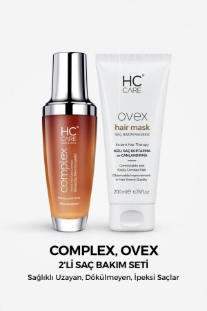 Complex, Ovex, 2'li Bitkisel Saç Bakım Seti - Hc Care