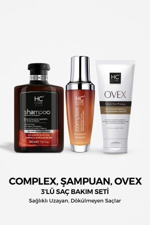Complex- Shampoo- Ovex- 3-Piece Herbal Hair Care Set - Hc Care