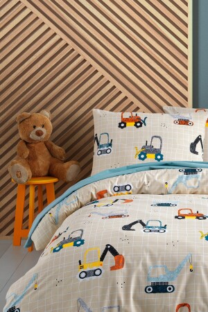 Construction 100% Cotton Ranforce Single Duvet Cover Set 160x220 CTNTCO16 - Cote Blanc