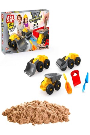 Construction Machinery Construction Kinetic Sand Set 750 gr -Dede - Avda
