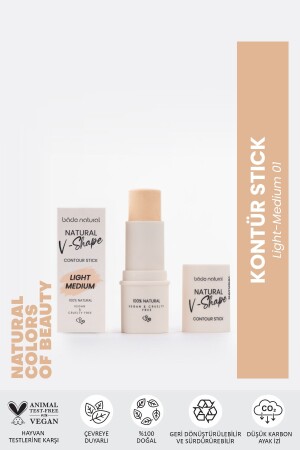 Contour Stick Light-medium 01 100% Natural - Bade Natural