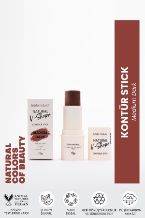 Contour Stick Mitteldunkel 02 100 % natürlich - Bade Natural