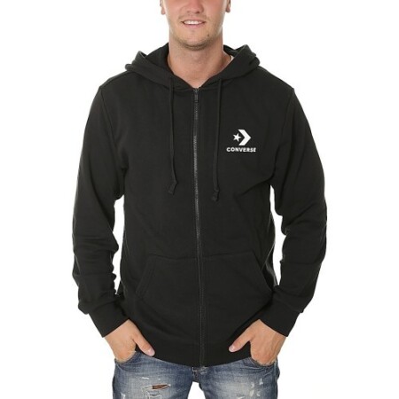 Converse Jumper Star Chevron FZ Hoodie Black - Converse